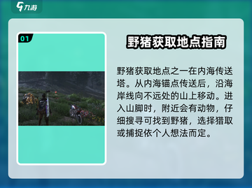 七日世界🎉野猪获取全攻略，快来看！截图2