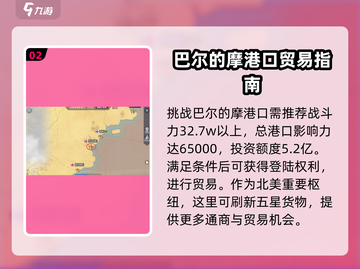 黎明之海💥巴尔的摩港口开启攻略来啦！🔥截图3