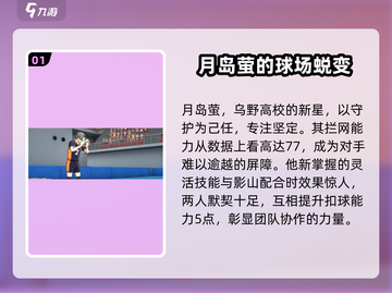 排球少年手游🔥月岛萤详细解析来啦！不容错过✨截图2