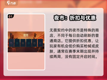 无畏契约 NIGHT MARKET夜市刷新时间💡超全攻略来啦！截图2