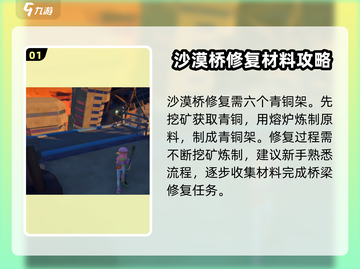沙石镇时光🔥沙漠桥修复攻略来啦！⚡截图2