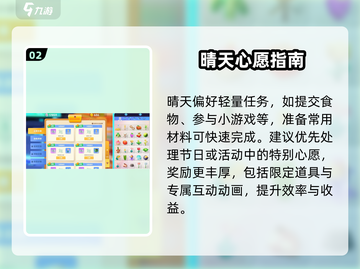 🎮星绘友晴天每日心愿速通攻略！截图3