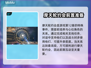 最终幻想7重生🔥摩天轮约会玩法攻略🎉截图2