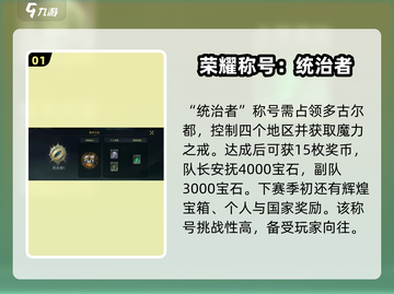 指环王纷争🔥赛季称号获取方法大公开！截图2