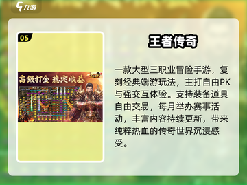 🔥2合1传奇手游爆燃上线！单职业爽翻天💥截图6