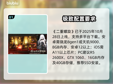 🔥《二重螺旋》最低配置曝光！💻💥截图2