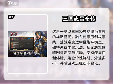 🔥2024必玩三国手游排行榜🌟经典游戏下载攻略！截图4