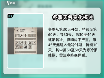荒野日记🔥冬天从第几天到第几天？持续时长曝光！截图2