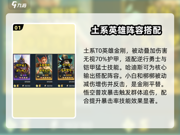 荒野国度🔥土系阵容最强搭配推荐！💎截图2
