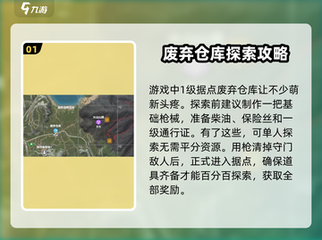 逆境重生📖1级据点🔥探索全攻略！💥截图2