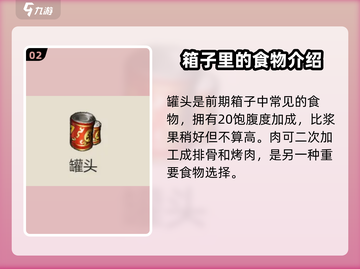 逆境重生：游戏中必备食品大揭秘🔥🎮截图3