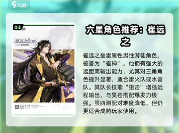 白荆回廊自选六星🔥哪个最强？游戏大佬推荐来啦！截图4