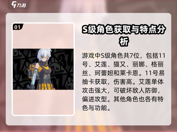 绝区零🔥S级角色大揭秘！玩转游戏必备✨截图2