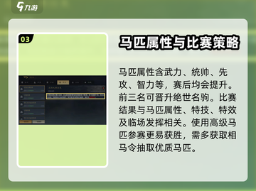 三国谋定天下🔥名驹大赛玩法大揭秘🎉截图4