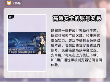 鸣潮账号出售渠道大曝光！🔥游戏党必看！截图2