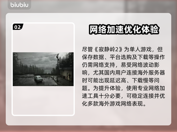 🎮《寂静岭2》掉线？优化神器来救场！截图3