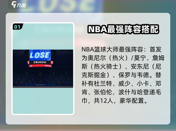 NBA篮球大师最强阵容🔥这样搭配直接封神！🏀截图2