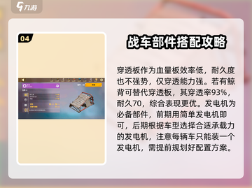 创世战车🔥部件全解析，玩转游戏就靠它！截图5