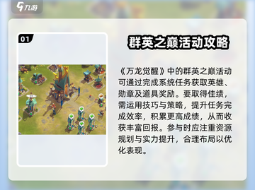 万龙觉醒🔥群英之巅攻略，顶级玩家必看！截图2