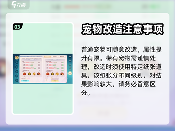 魔力宝贝旅人🔥宠物改造系统玩法大全！✨截图4