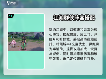锦绣江湖🔥最强阵容配队攻略来了！速看👇截图2