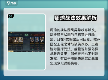 三国谋定天下🔥周瑜玩法搭配攻略全解析！截图2