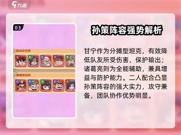 《守护之境》孙策阵容🔥秒杀全场💥截图4