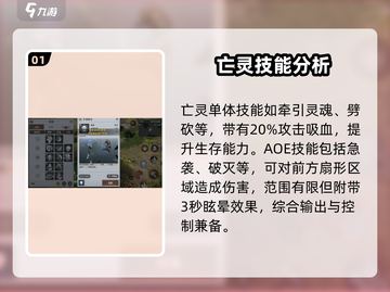 天堂之圣灵🔥亡灵技能全攻略！玩游戏必看💡截图2