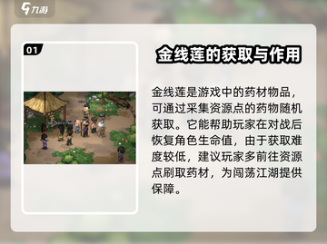 大侠立志传🔥金线莲获取攻略，轻松入手秘籍！截图2