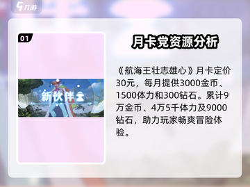 航海王壮志雄心月卡🔥超值奖励揭秘！💎截图2