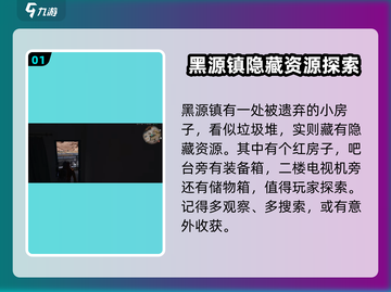 七日世界🔥黑源镇资源大揭秘！玩家必看⚡截图2