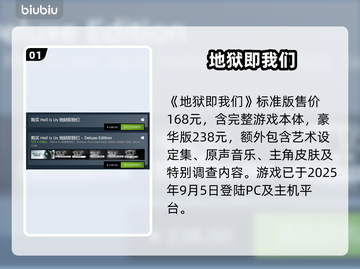 《地狱即我们》售价曝光！🔥限时抢购地狱体验！🎮💥截图2