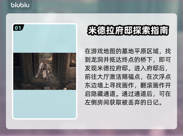 艾尔登法环😎：米德拉隐藏墙位置大揭秘！截图2