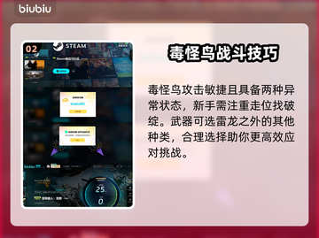 怪物猎人：荒野毒怪鸟🔥超强攻略来袭！截图3