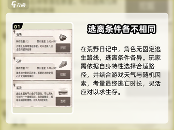 荒野日记🔥专属人物逃生终极攻略🎉截图2