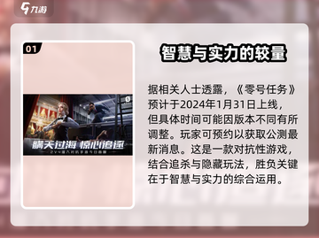 零号任务手游上架时间⚡玩家:等得花都谢了！🎮截图2