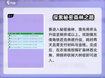 星露谷物语🔥秘密森林在哪？进入方法大揭秘！截图2