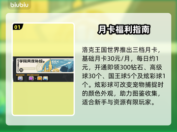 洛克王国月卡真香警告⚠💰截图2