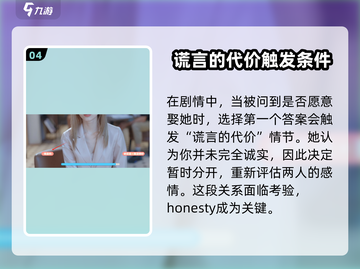 《完蛋我被美女包围了》谎言的代价触发方法🔥游戏秘籍来了！截图5