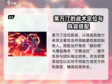 明日方舟终末地🔥莱万汀最强玩法攻略⚡截图4