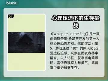 雾中的呢喃⚡WhispersintheFog加速器推荐游戏🚀截图2