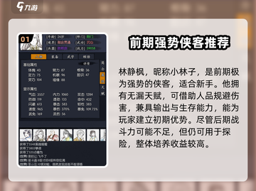 你的江湖侠客选择推荐，玩转《你的江湖》🔥截图2