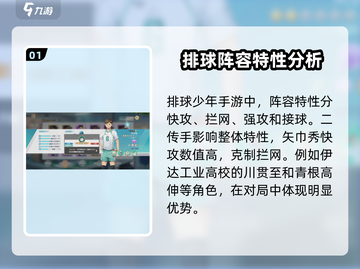 排球少年手游🔥矢巾秀强度爆表！技能搭配详解来啦～截图2