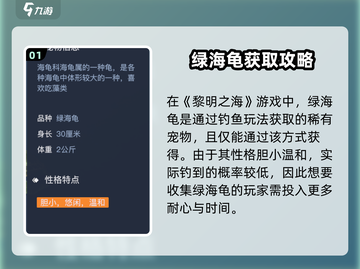 《黎明之海绿海龟获取攻略！🐢宝藏速拿》截图2