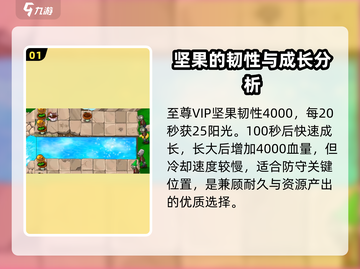 植物大战僵尸：至尊VIP坚果🔥超强作用揭秘！截图2
