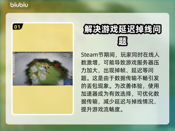 Steam游戏节掉线卡顿？一键加速流畅玩🎮🔥截图2