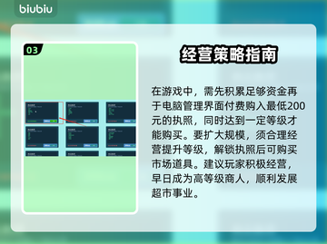 超市模拟器🔥营业执照获取全攻略🎉截图4