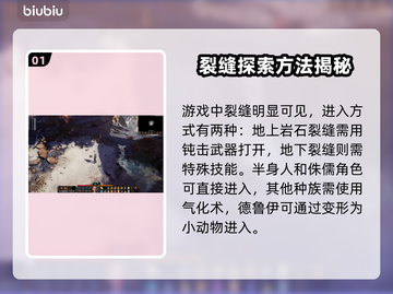 博德之门3🔥岩石裂缝隐藏入口攻略📍截图2