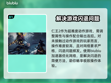 仁王2闪退？加速器来救场！🎮🔥截图2
