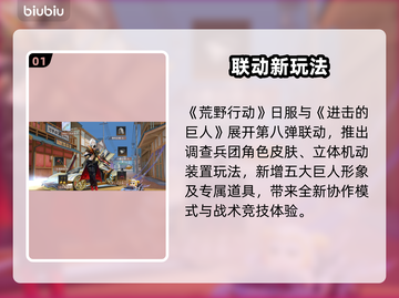🔥荒野行动日服联动进击的巨人8弹💥超燃来袭！🎮截图2